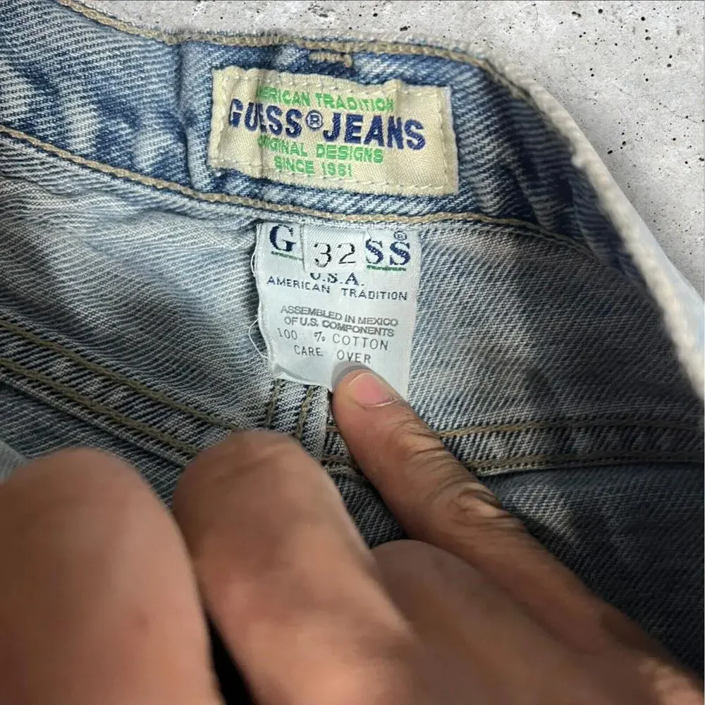 90's Guess Made In‎ USA Denim Jeans Size 32